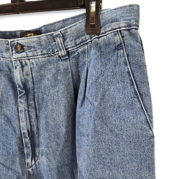 Lee Casual Denim Jeans Women 18 Vintage Plus Size Bareback High Rise Mom Tapered - Picture 4 of 9